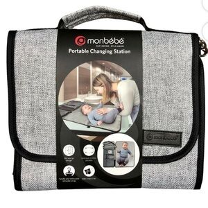 Gray Portable Baby Changing Station